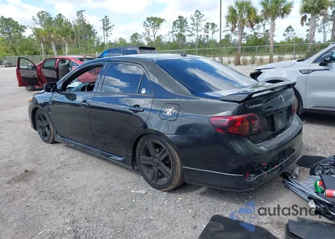 2009 Toyota Corolla Xrs from USA, damaged, VIN 2T1BE40EX9C029344